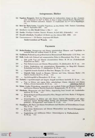 Autogramme, Bücher (Nr. 325-330)