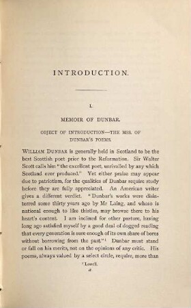 The poems of William Dunbar, 1
