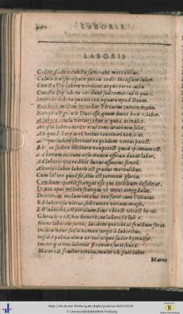 [L] Laboris – Luxus.