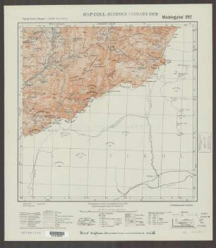 892 Mädelegabel ; Topographische Karte von Bayern 1:25.000 [Positionsblätter]