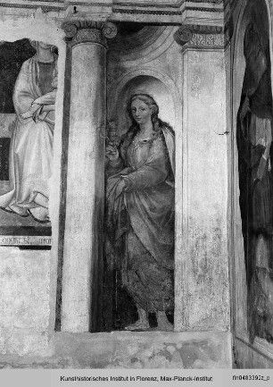Kapellenausmalung der Kirche Santa Maria di Monteluce in Perugia : Ausmalung der ersten Kapelle links
