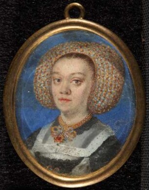 Bildnis einer Dame mit Flitterhaube