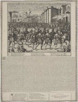 LENTREE DU ROY LOYS TREZIESME FAICTRE A PARIS LE 30e Octobre 1610 AU RETOUR DE SON SACRE