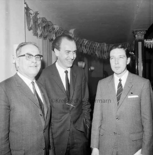 SPD: Kreisparteitag: Glashütte: neuer Kreisvorsitzender Alfred Schulz mit seinen Stellvertretern Gerhard Rohloff und Jan Quast