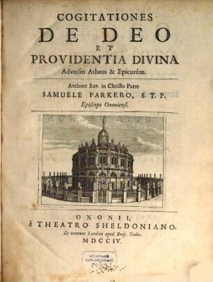 Cogitationes de Deo et Providentia divina