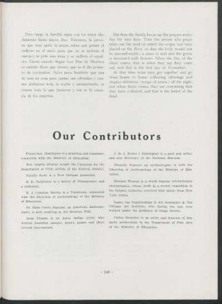 Our contributors