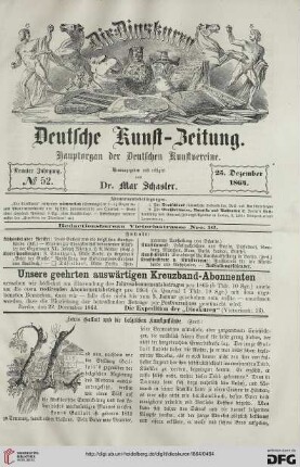 Nr. 52 (25. Dezember 1864)