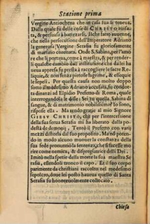 Historia delle Stationi di Roma