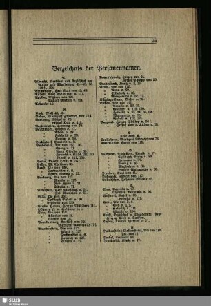 Verzeichnis der Personennamen