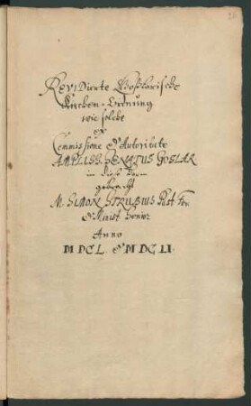Revidierte Goslarische Kirchenordnung von 1650/1651
