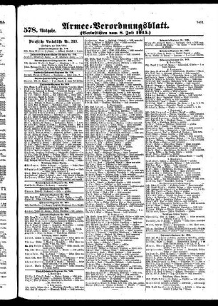 578. Ausgabe. Donnerstag, 8. Juli 1915