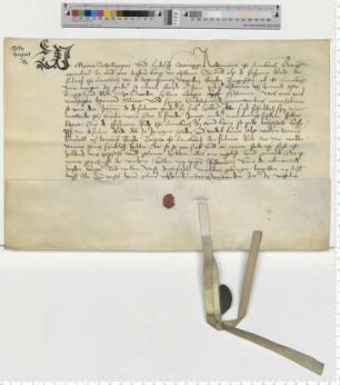 Die Ratsmannen Meyne Schellepeper und Ludeleff Stoterogge beurkunden eine Schadloserklärung ("im rike to Sweden").
