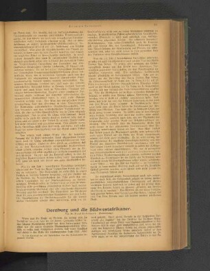 Dernburg und die Südwestafrikaner.