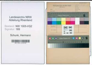 Entnazifizierung Hermann Schunk , geb. 01.02.1900 (Maler)