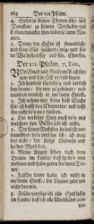 Der 101. Psalm. - Der 120. Psalm.