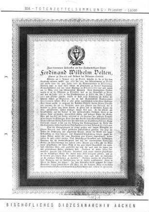 Velten, Ferdinand Wilhelm
