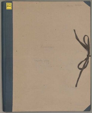 Concerti grossi, orch (2), Excerpts. Fragments - BSB Mus.ms. 17061 : Concerto grosso I. Satz