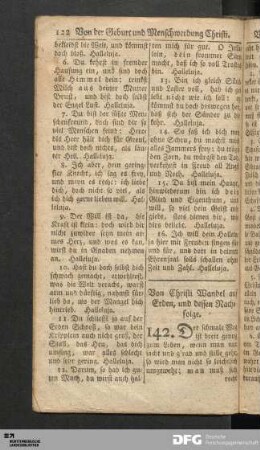 Von Christi Wandel auf Erden, und dessen Nachfolge.