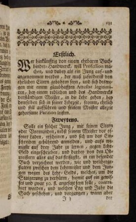 133-148, Buchbinder-Ordnung.