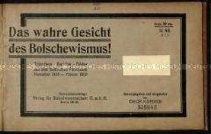 Antisowjetischer Bericht über die Folgen der russischen Revolution im Baltikum