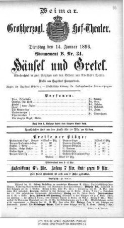 Hänsel und Gretel