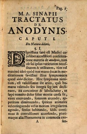 Tractatus de remedio doloris