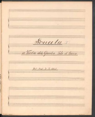 [Partitur] Sonata II e-Moll