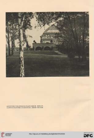 Ein Grünewald-Landhaus: erbaut von Professor Franz Seeck, Berlin