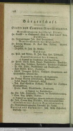 Stadt- und Commun-Repräsentanten
