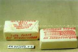 Würfelzucker "Rasthaus Töpen / Am Zonenübergang"