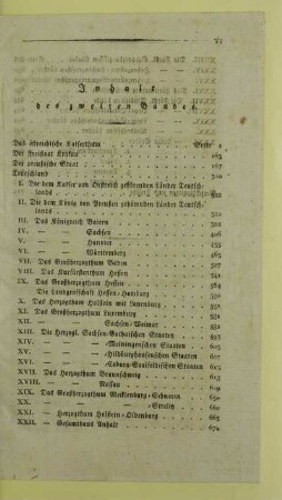 Inhalt des zweiten Bandes