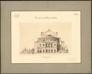 Stadttheater, Halle/Saale: Vorderansicht
