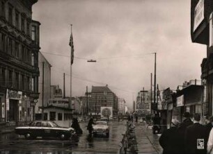 Berlin, Sektorengrenze. Übergang Friedrichstraße, Checkpoint Charlie