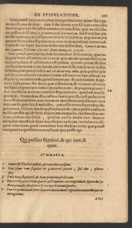 Qui possint stipulari, & qui non, & quot.