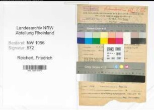 Entnazifizierung Friedrich Reichert , geb. 02.11.1912 (Beamter)