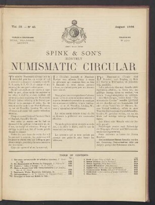 N° 45. August 1896