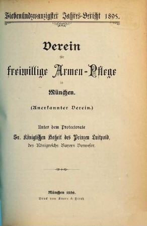 Jahresbericht .... 27. 1895 (1896)