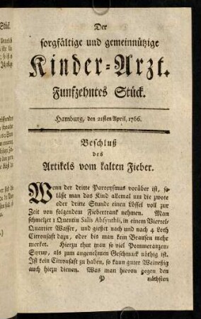 225-240, Fünfzehntes Stück.