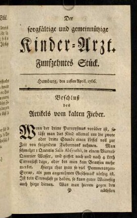 225-240, Fünfzehntes Stück.