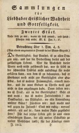41-72, Zweytes Stück