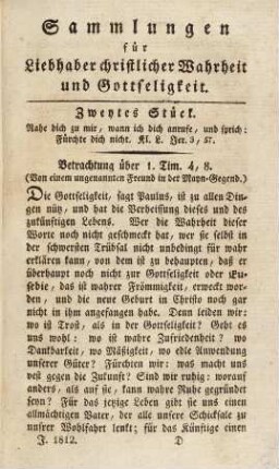 41-72, Zweytes Stück