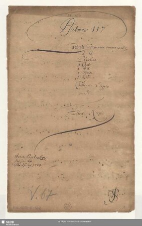 Laudate Dominum - Mus.1889-E-502 : V (4), vl (2), bc