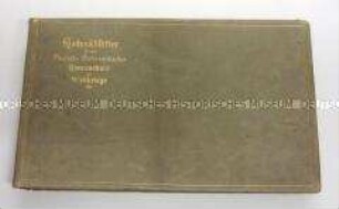 Fotoalbum mit Aufnahmen vom Grenzschutz an der sächsisch-böhmischen Grenze im Ersten Weltkrieg