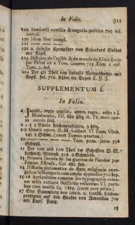 311-318, Supplementum I.