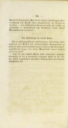 III.4. Die Abhandlung der vierten Frage