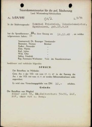 Schübel, Friedrich