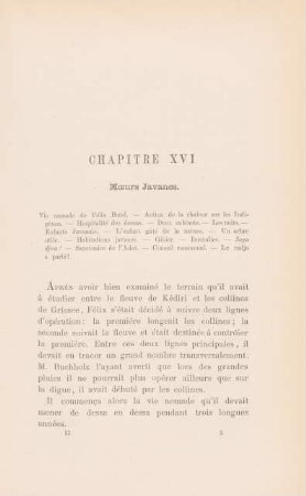 Chapitre XVI. Moeurs Javanes