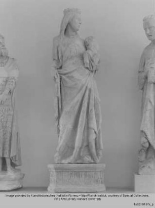 Johannes der Täufer mit Stifter, Madonna mit Kind, Evangelist Johannes : Madonna mit Kind