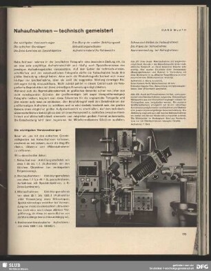 Nahaufnahmen - technisch gemeistert