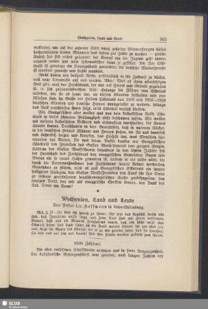 Wolhynien, Land und Leute